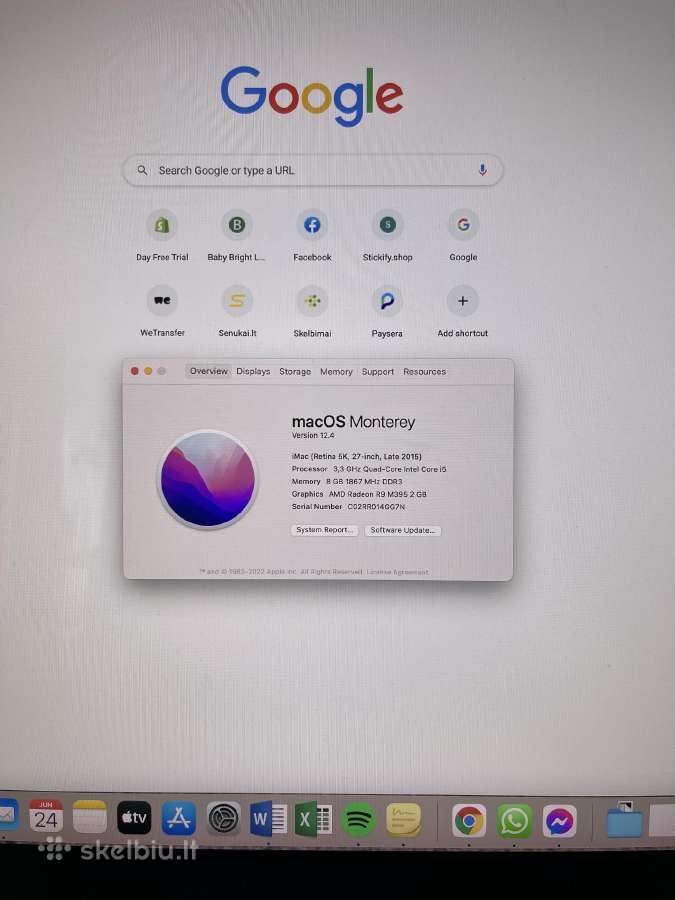 Apple iMac 27 -inch, 2015 - nuotraukos Nr. 4