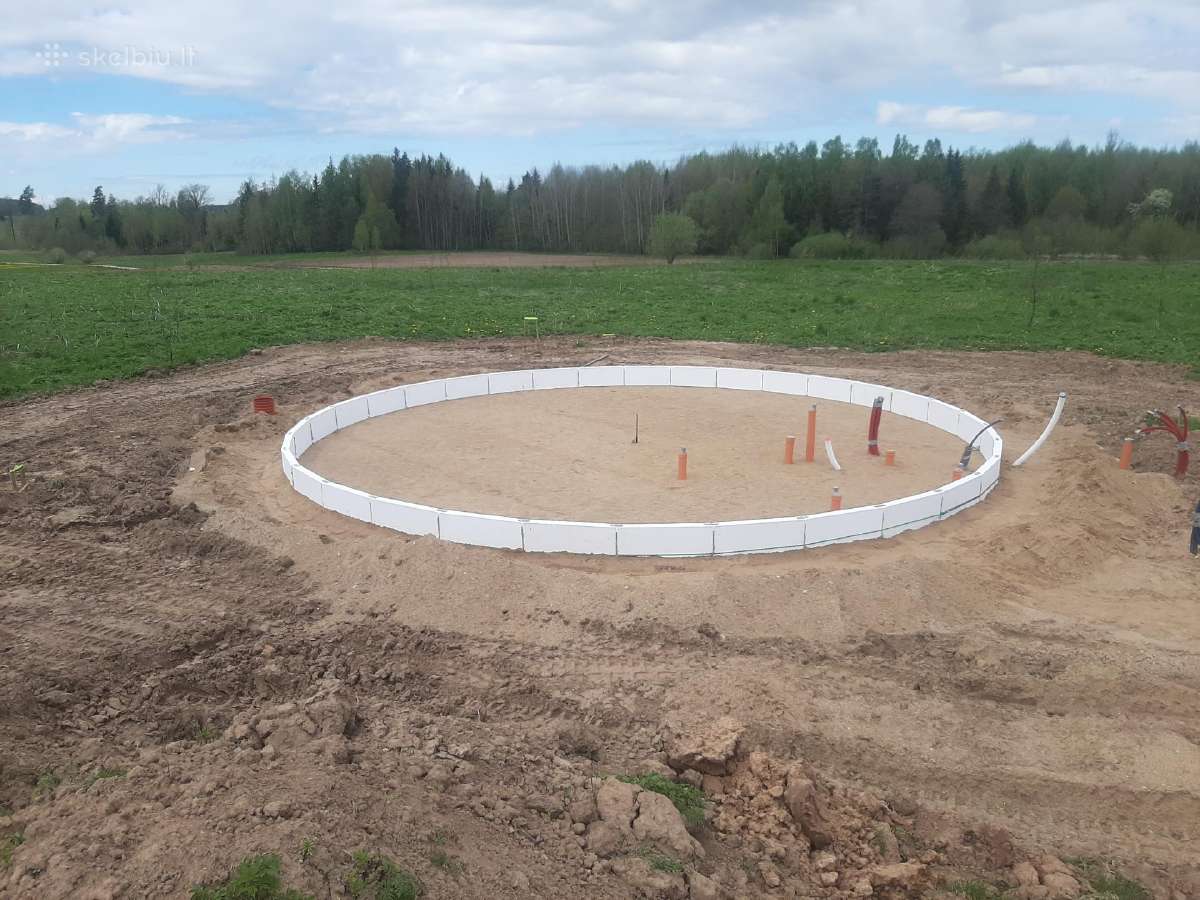 Plokštuminiai, visų tipų pamatai, baseinai - nuotraukos Nr. 21