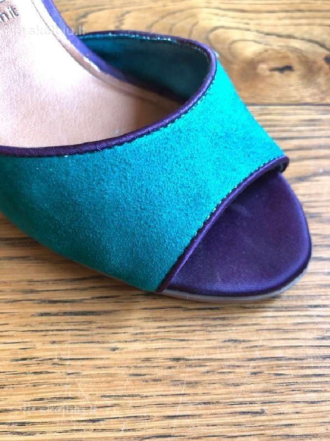 39 dydžio smaragdinės, violetinės Tamaris basutės - nuotraukos Nr. 7