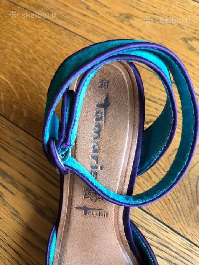 39 dydžio smaragdinės, violetinės Tamaris basutės - nuotraukos Nr. 8