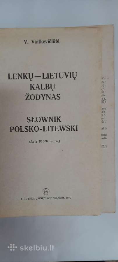 Knyga lenkų žodynas