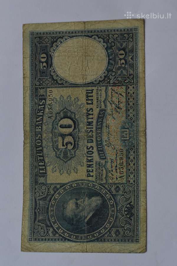 50 litu 1928 m.