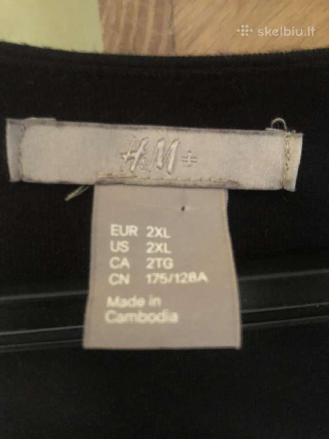Juoda su taškučiais H&m suknelė - nuotraukos Nr. 5