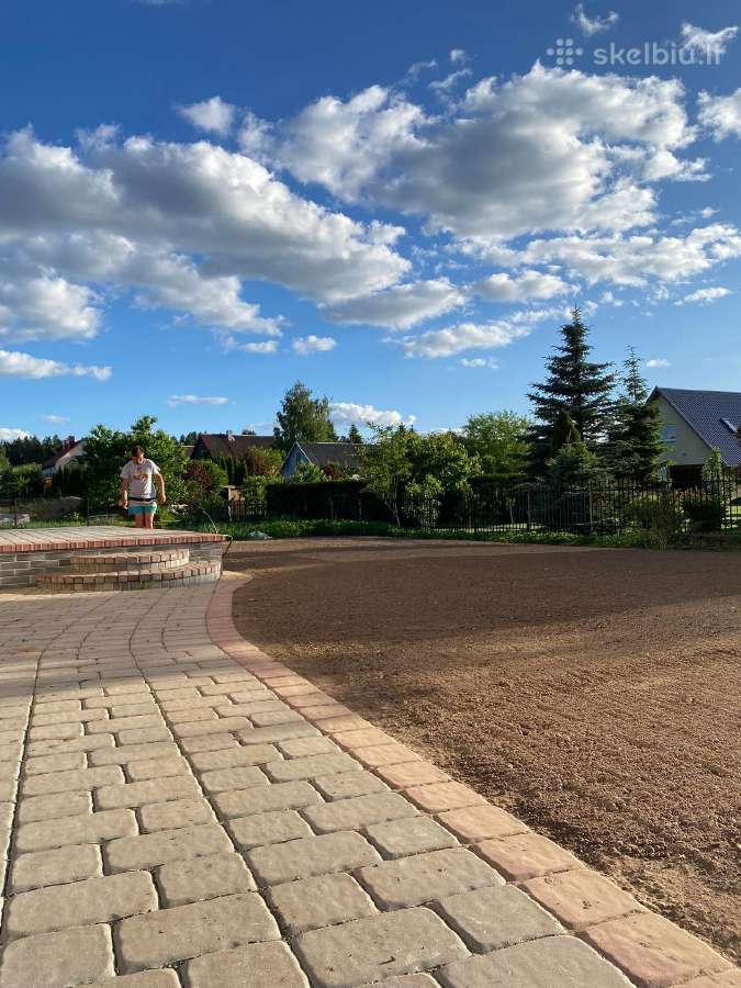 Vejos įrengimas, trinkelių įrengimas, plovimas - nuotraukos Nr. 7