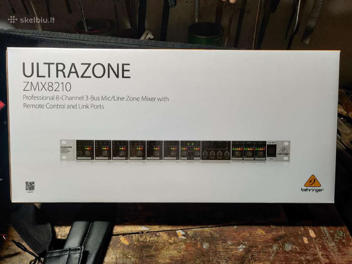 Behringer zmx8210 rack mikseris