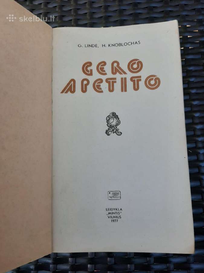 Senovinė,antikvarinė knyga-gero Apetito - nuotraukos Nr. 2