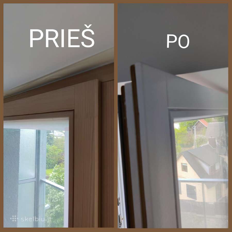 Medinių ir Plastikinių Langų remontas - nuotraukos Nr. 17
