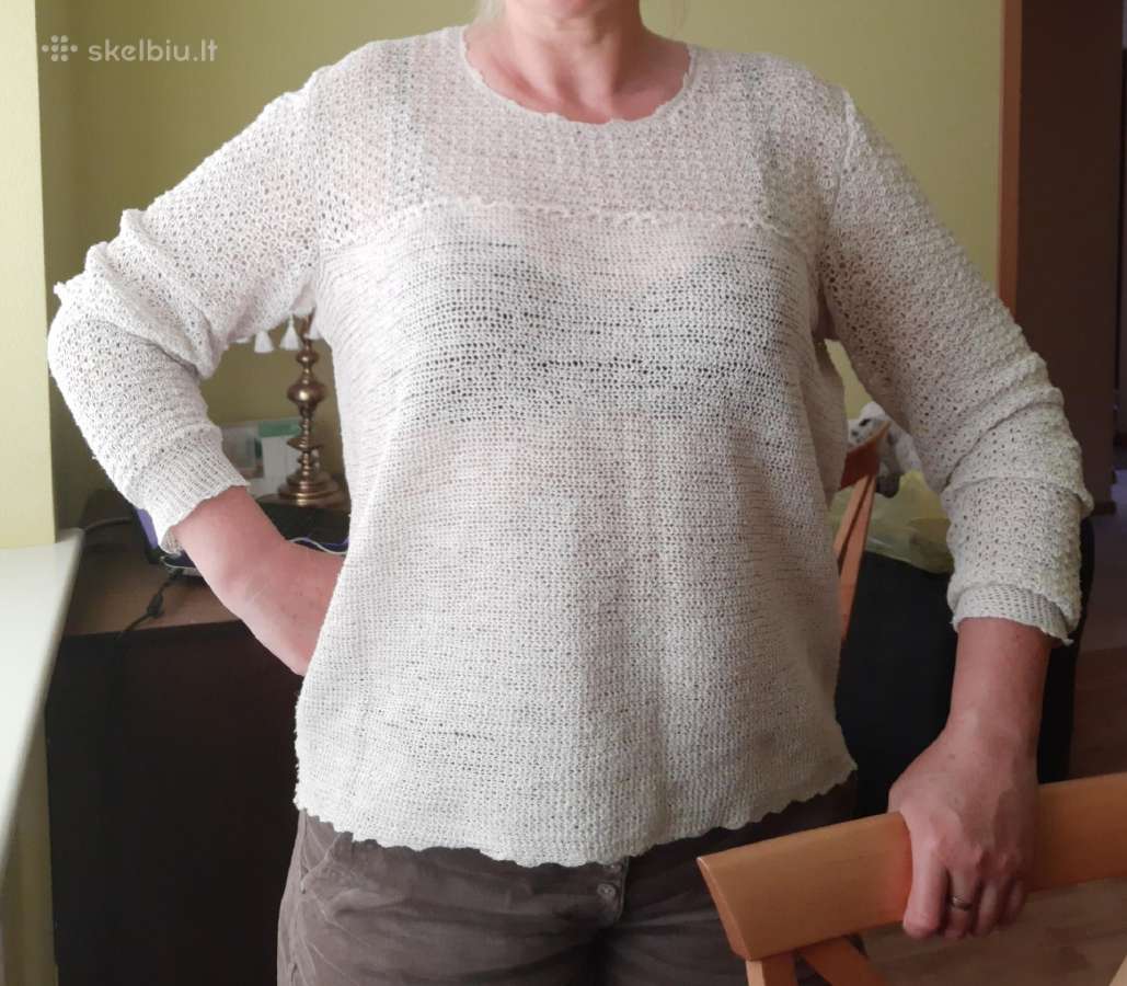 Nerta rankų darbo lininė palaidinė