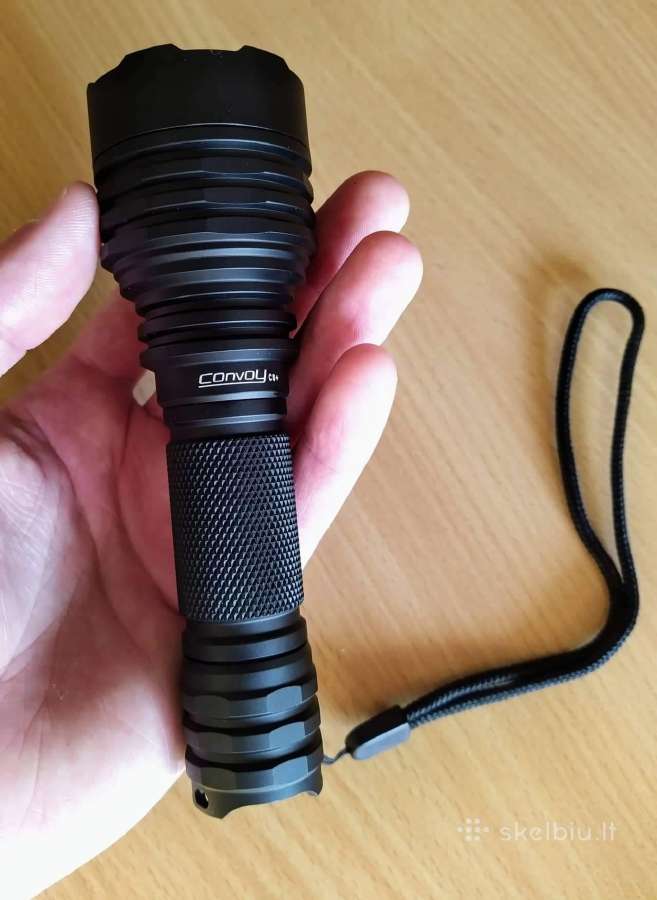 Medžioklinis prožektorius Convoy C8+ osram LED - nuotraukos Nr. 4