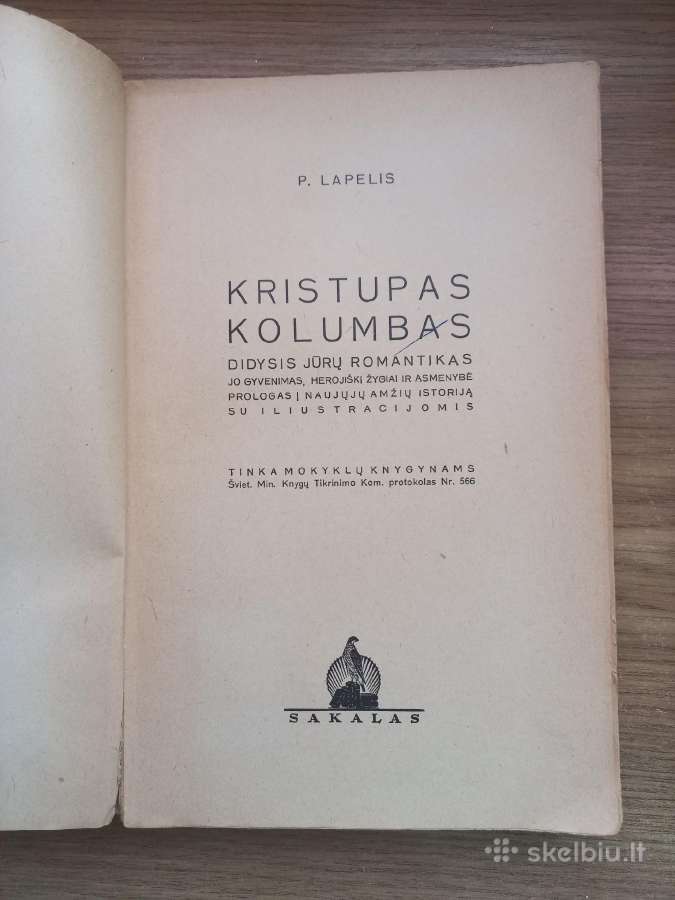 1938 m, Petro Lapelio " Kristupas Kolumbas " - nuotraukos Nr. 4