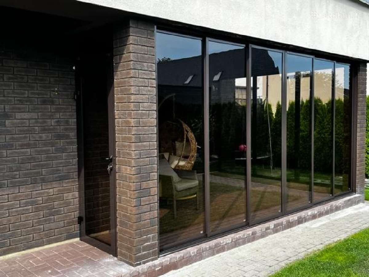 Aliuminio stoginės, terasų stiklinimas - nuotraukos Nr. 23