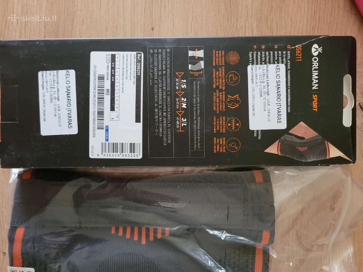 2 nauji kelio sąnario įtvarai Orliman sport - nuotraukos Nr. 2