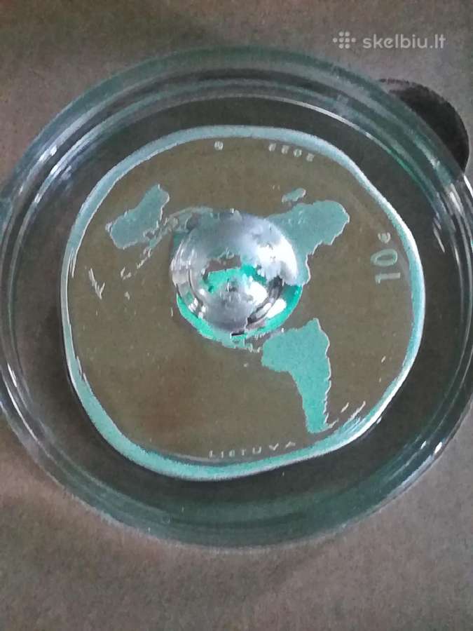 Nėra planetos B, 10 € sidabrinė moneta, 2022 m. - nuotraukos Nr. 2
