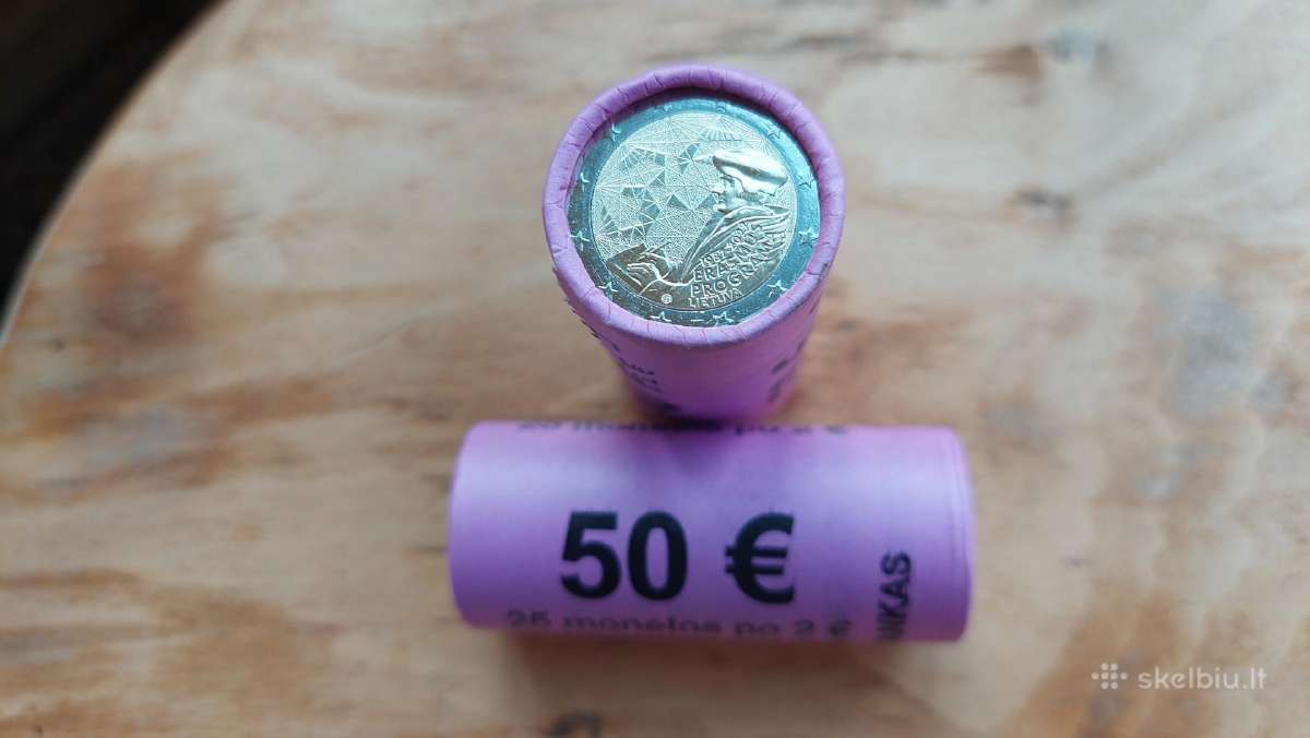 2022m.Lietuva 2 € „Erasmus “-ritinėlis