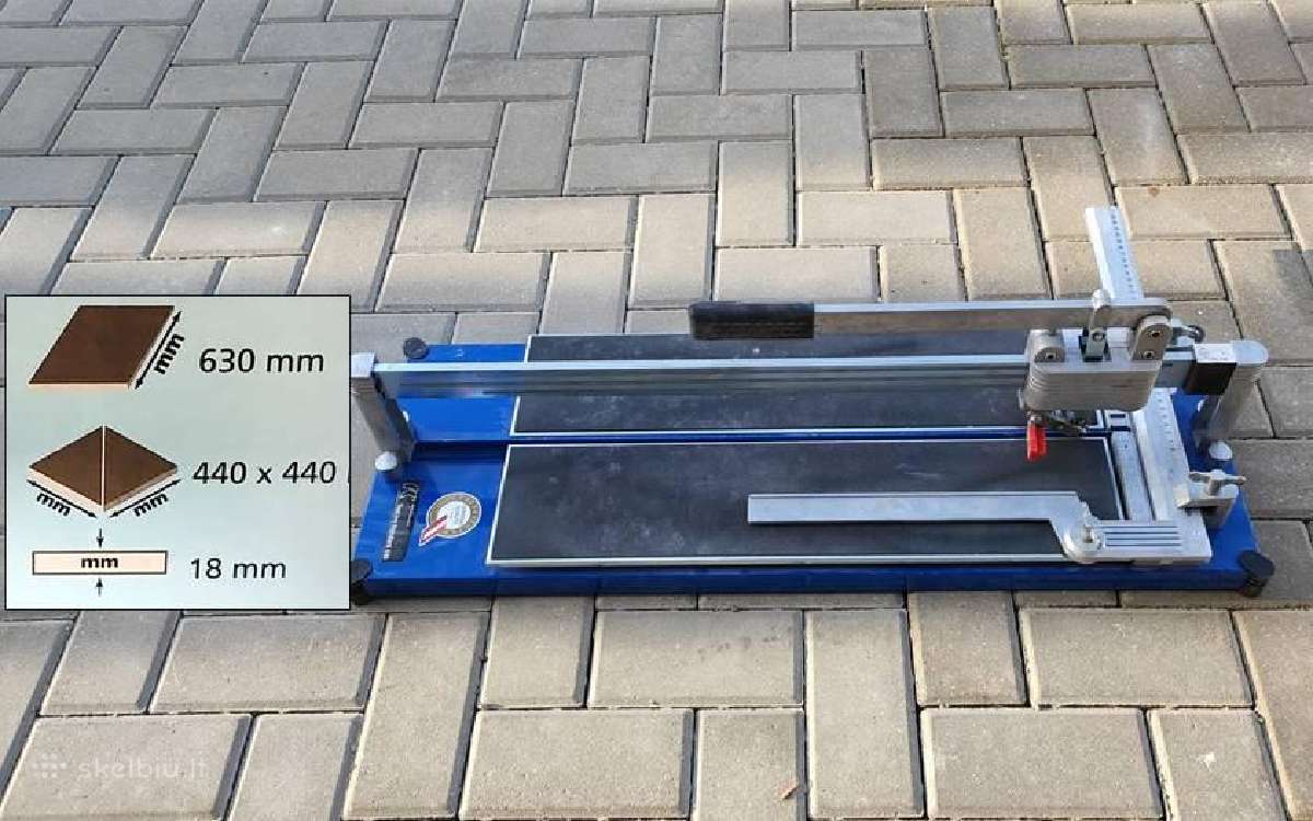 Plytelių pjovimo stakles