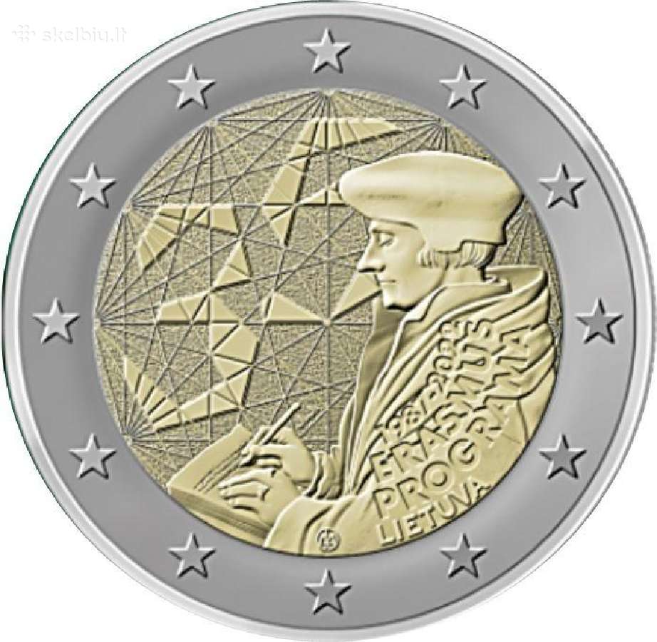 Lietuvos 2022 Erasmus 2€ monetos