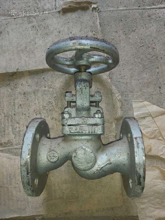 Plieninis ventilis Ду 40 Ру 25