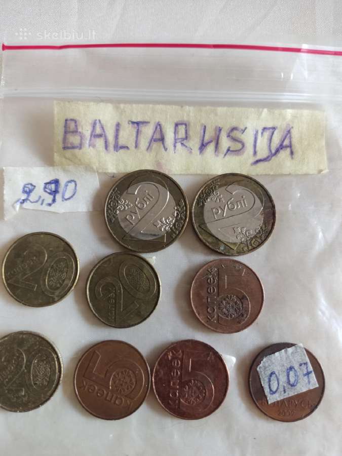 Monetos,medaliukai,banknotai - nuotraukos Nr. 3