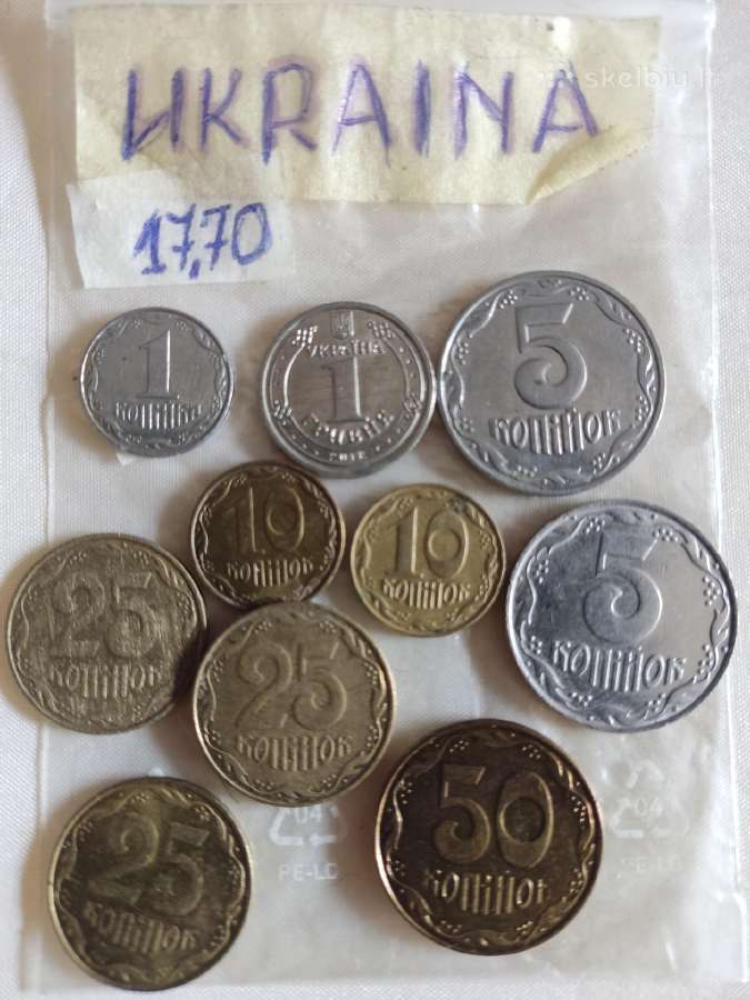 Monetos,medaliukai,banknotai - nuotraukos Nr. 15