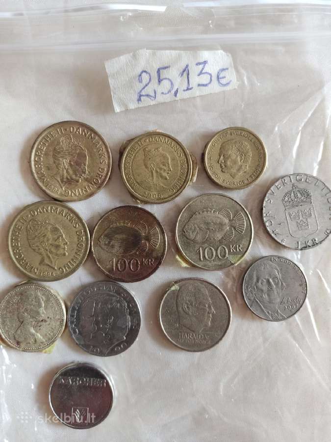 Monetos,medaliukai,banknotai - nuotraukos Nr. 18