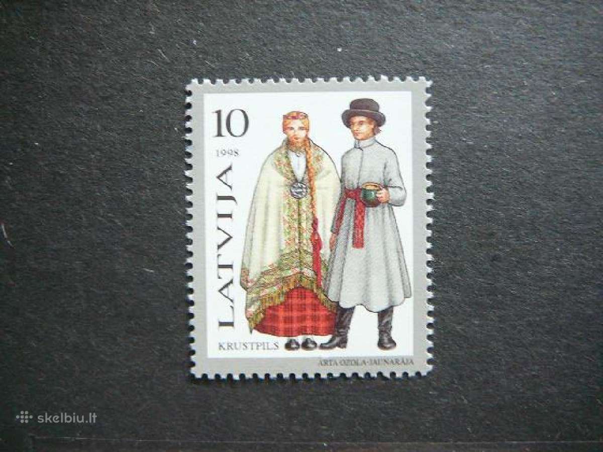 Nacionaliniai kostiumai Latvija 1998 Mnh llt479