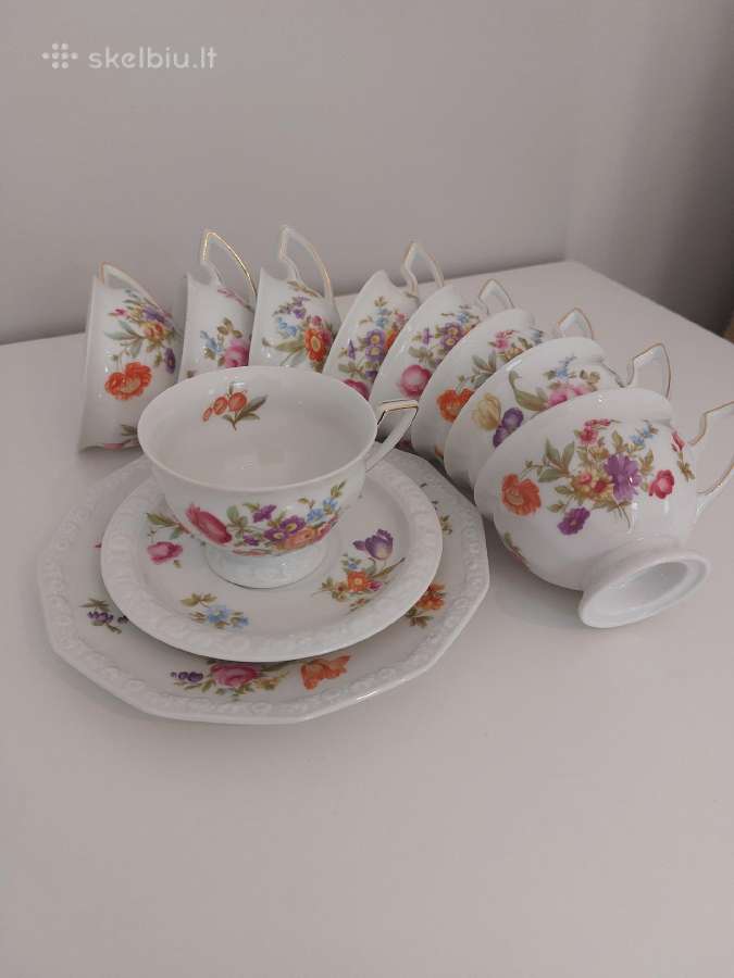 Porcelianinis Rosenthal Maria kavos servizas.