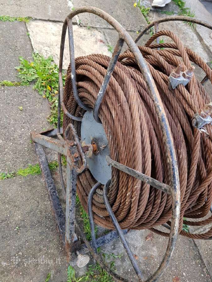 Trosas su metaline rite ir ausele užkabinimui - nuotraukos Nr. 2