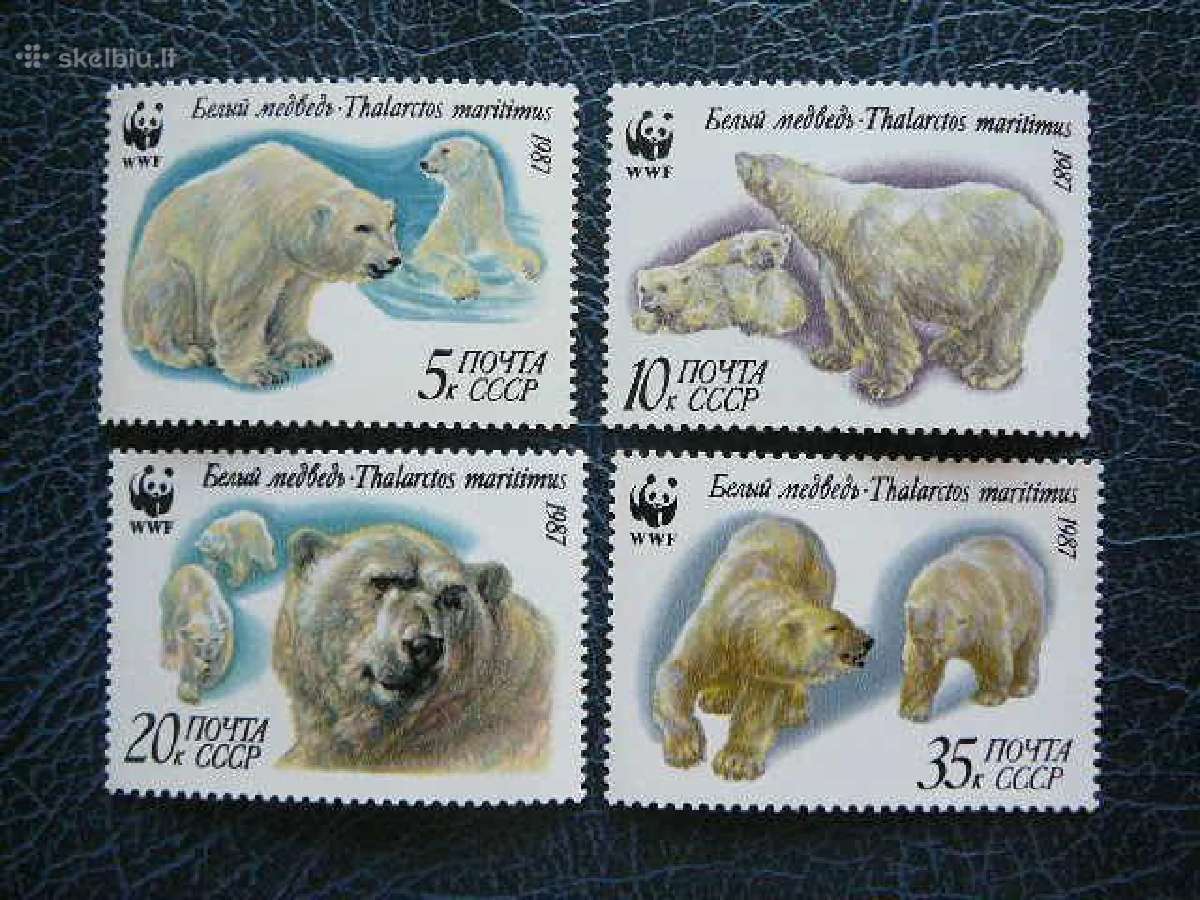Baltos meskos Ssr 1987 Mnh s5694/7