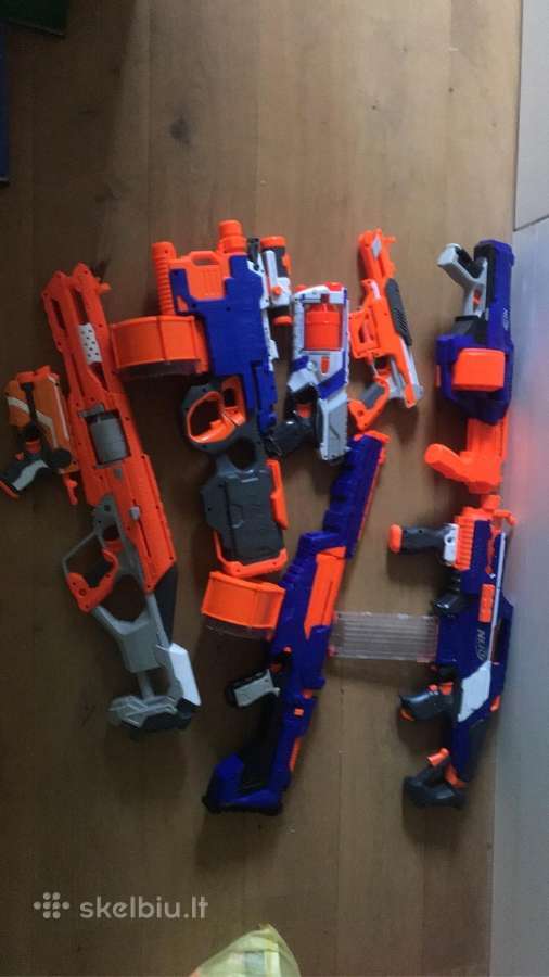 Parduodu nerf šautuvus