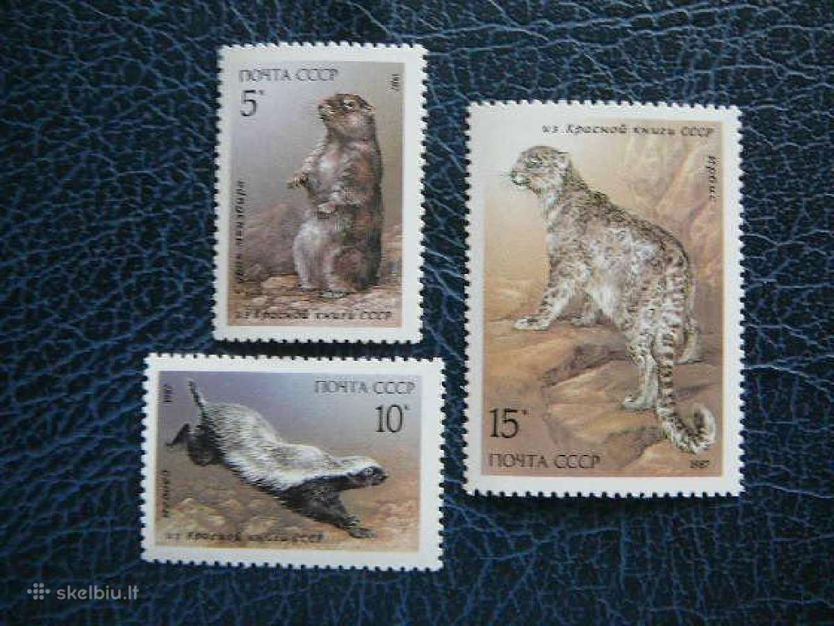Zverys Ssr 1987 Mnh s5711/3