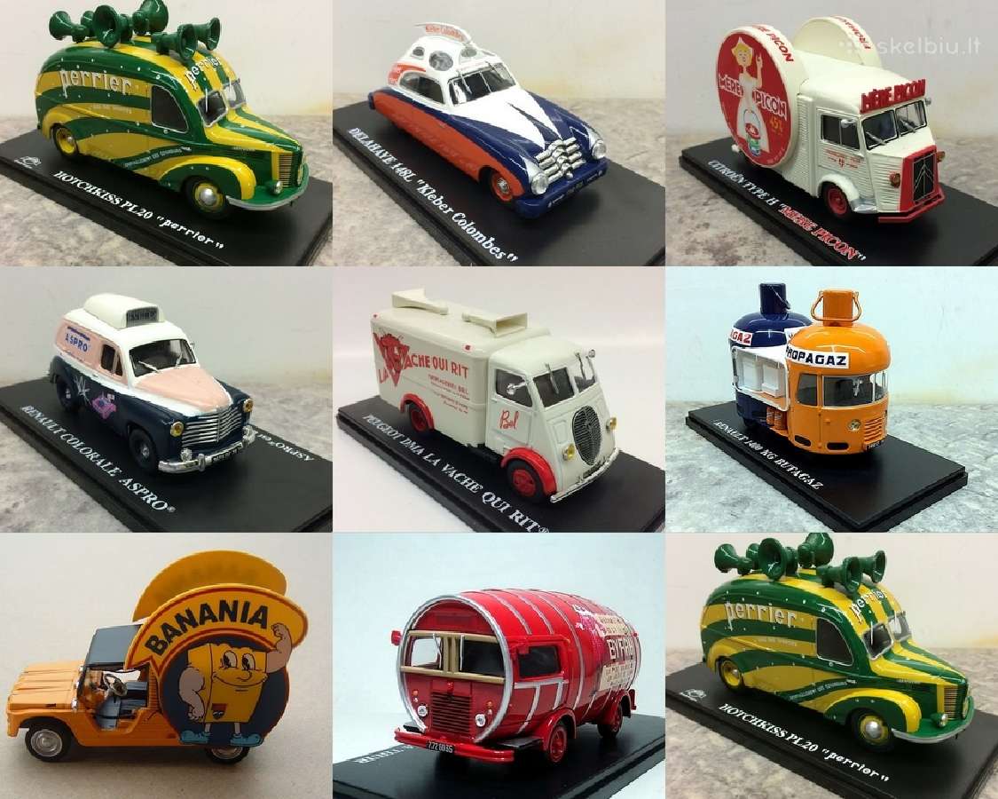 Vehicules Publicitaires 1/43