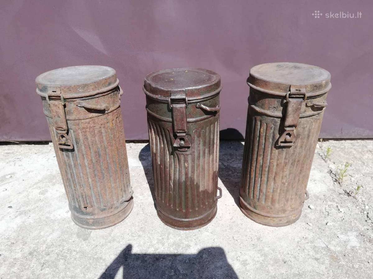 Ww2 vokiski dujokaukes bakeliai