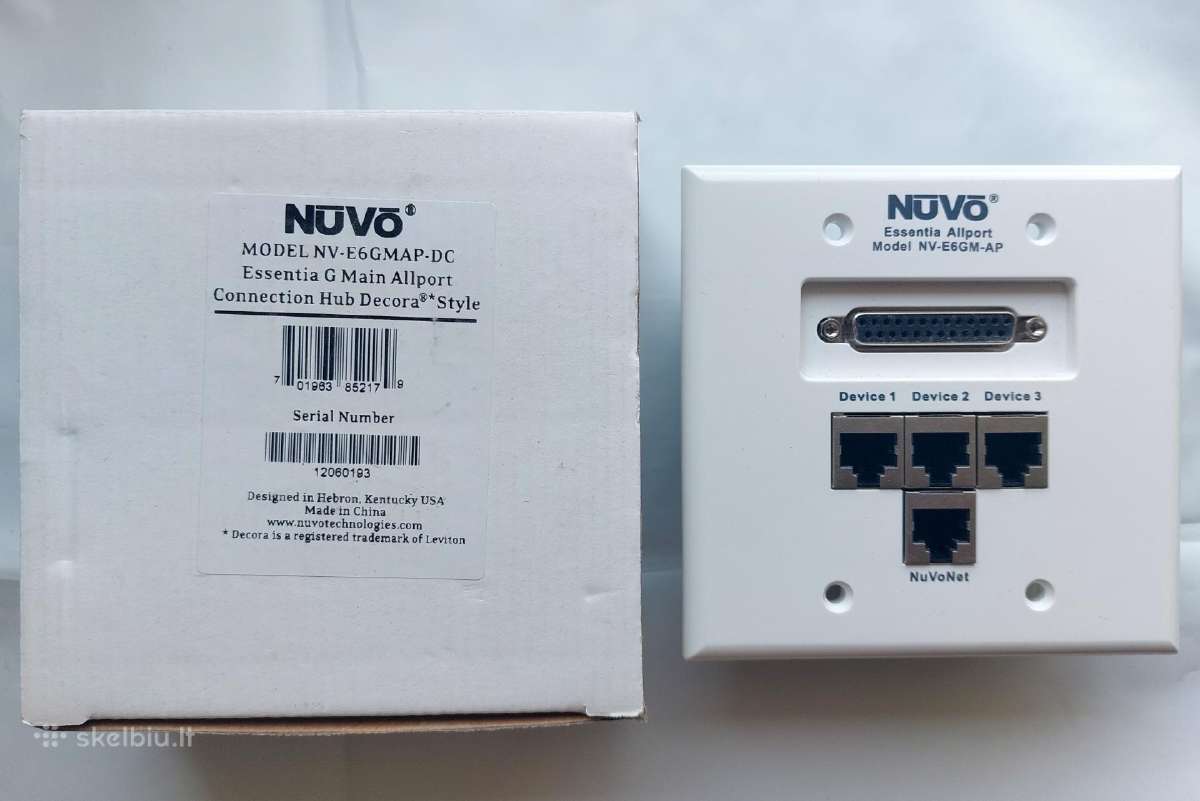 Nuvo daugiakambarinės garso sistemos dalys - nuotraukos Nr. 4