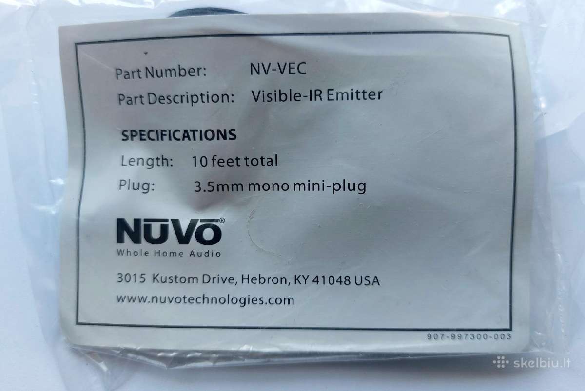 Nuvo daugiakambarinės garso sistemos dalys - nuotraukos Nr. 8