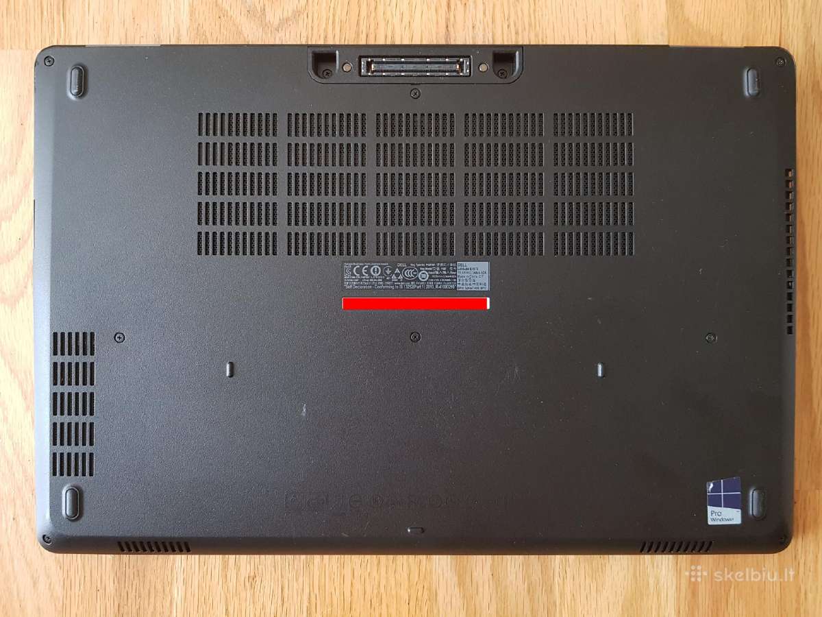 Dell Discrete Gpu i7 16gb 480gb 4G Lte 15.6" - nuotraukos Nr. 8