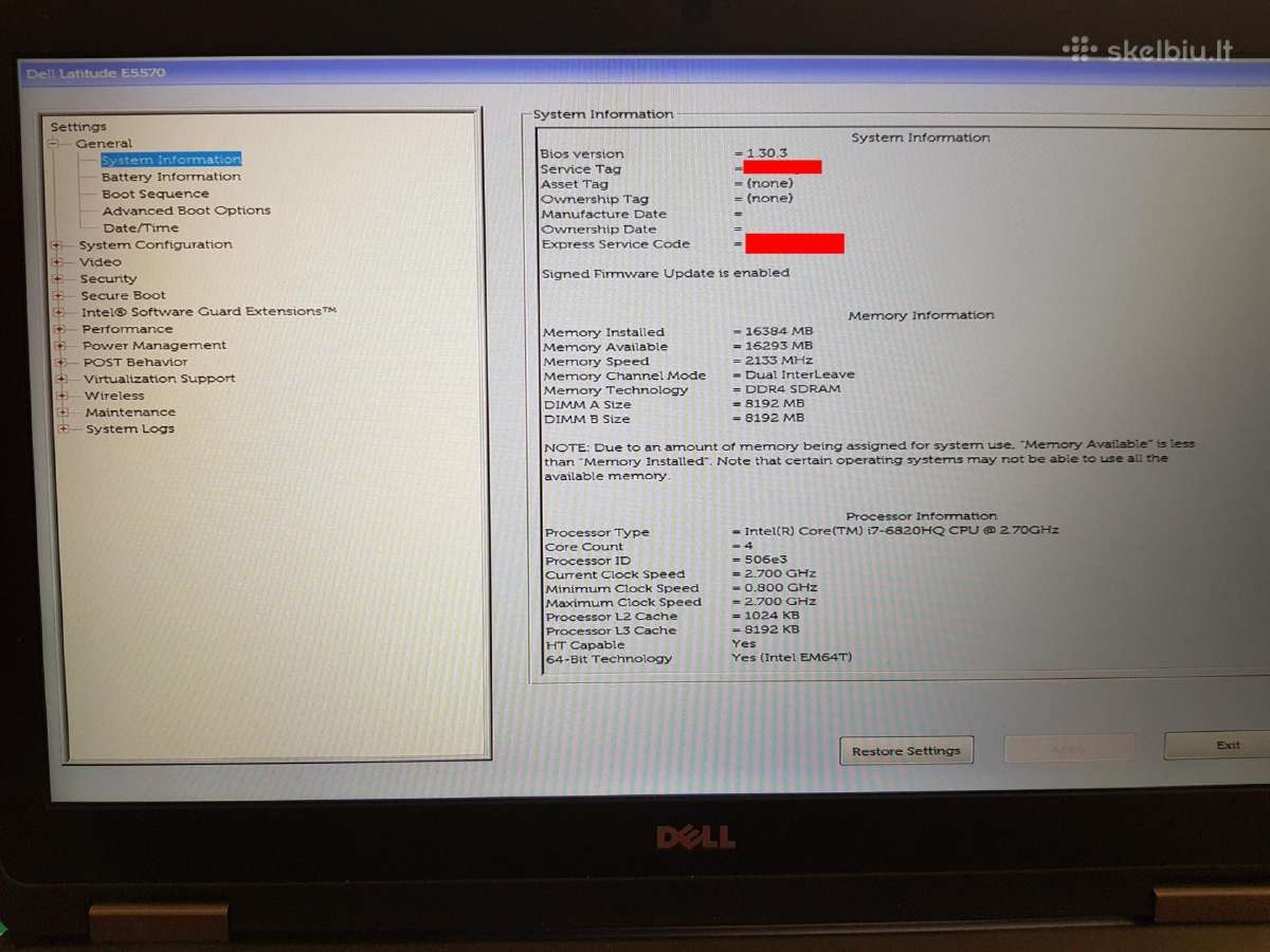 Dell Discrete Gpu i7 16gb 480gb 4G Lte 15.6" - nuotraukos Nr. 13