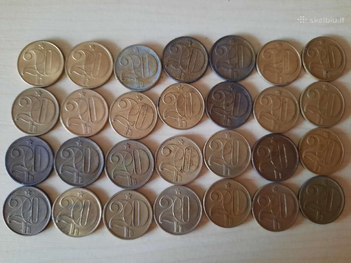 Čekijos monetu senas rinkinukas - nuotraukos Nr. 9