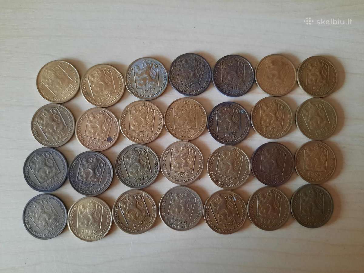 Čekijos monetu senas rinkinukas - nuotraukos Nr. 10