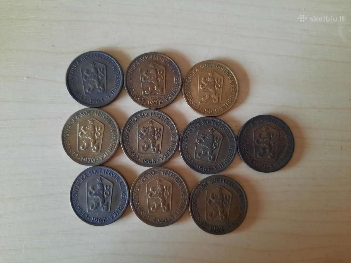 Čekijos monetu senas rinkinukas - nuotraukos Nr. 11