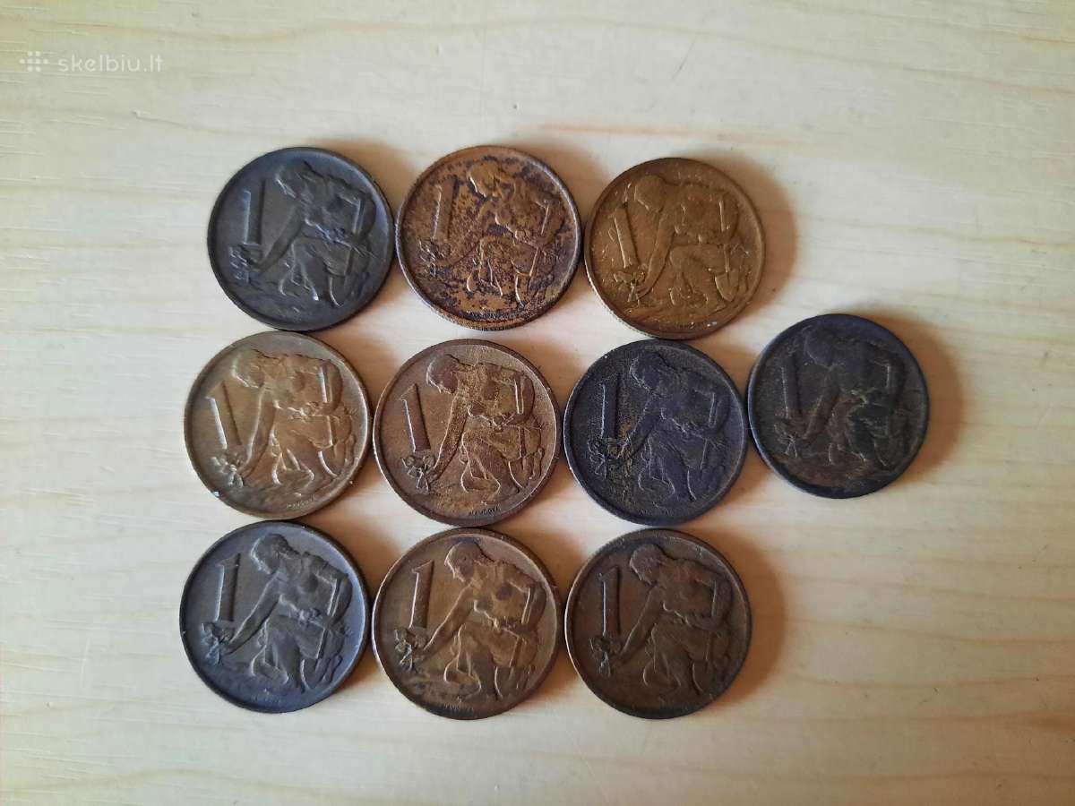 Čekijos monetu senas rinkinukas - nuotraukos Nr. 12