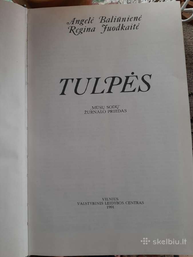 Knyga Tulpės - nuotraukos Nr. 4