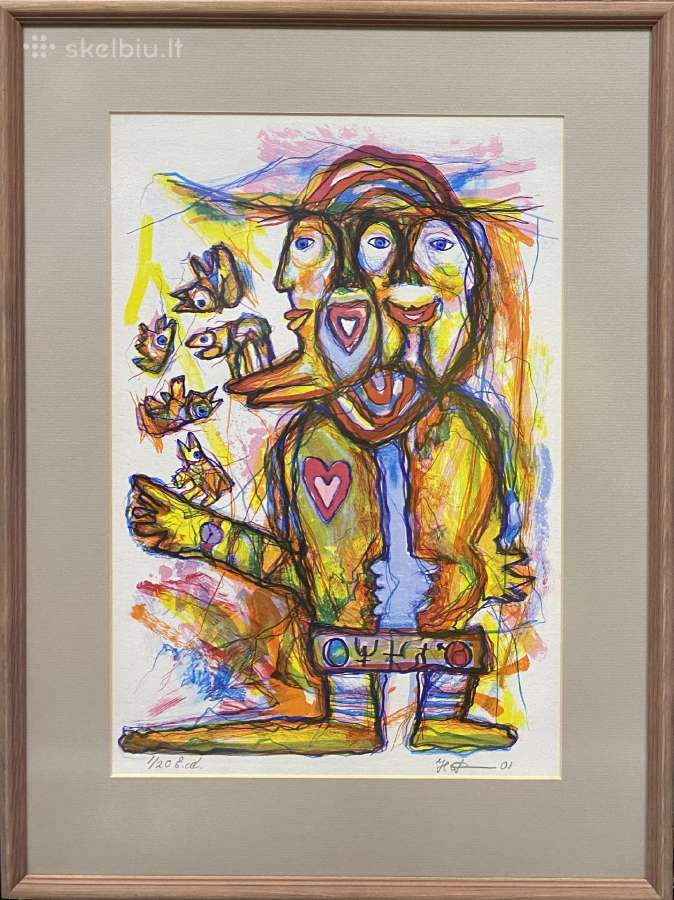 Paveikslas dailininkas Carl-henning Pedersen