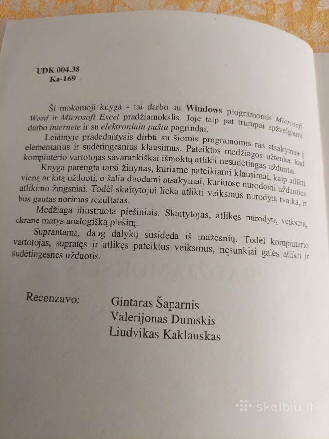 Darbo su kompiuteriu pradžiamokslis - nuotraukos Nr. 3