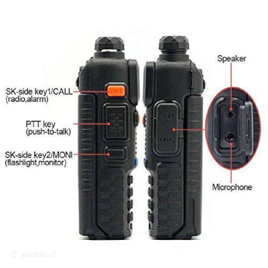 Baofeng Uv-5r racija, priedai - nuotraukos Nr. 5