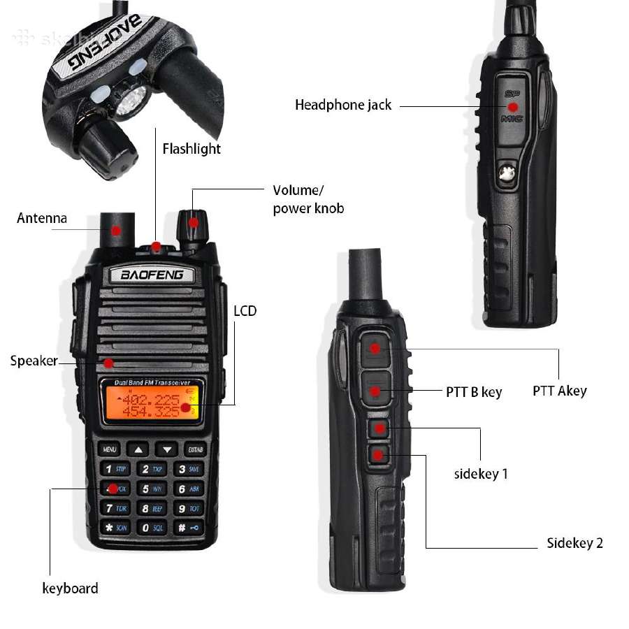 Baofeng Uv-82 racija, priedai - nuotraukos Nr. 11