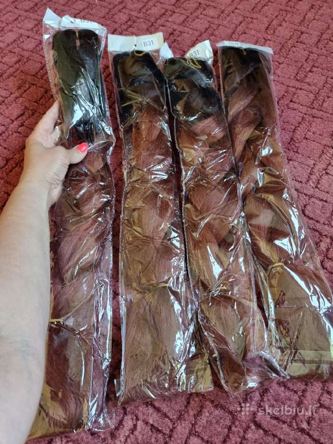 Sintetiniu plauku pluostai