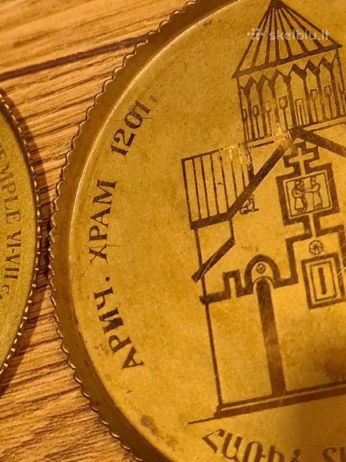 Vintažiniai žalvariniai Armėnijos padėkliukai - nuotraukos Nr. 15