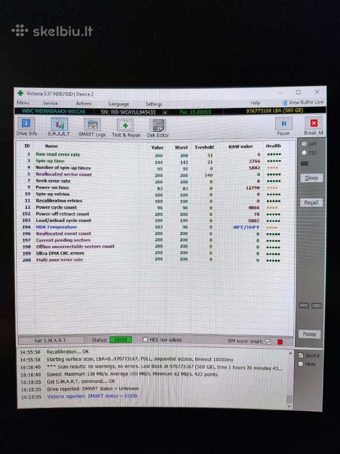 Wd Caviar blue 500gb