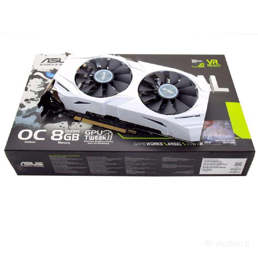 Asus Rog Strix, Asus Dual Geforce Gtx 1070 Oc - nuotraukos Nr. 2