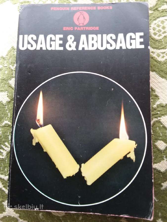 Usage and Abusage, Eric Partridge, 1974 m.
